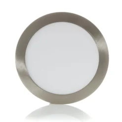 EGLO connect LED-Einbauleuchte Fueva-C, Ø 22,5 cm, nickel