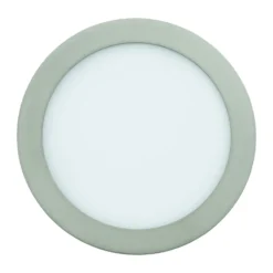 EGLO connect LED-Einbauleuchte Fueva-C, Ø 22,5 cm, nickel