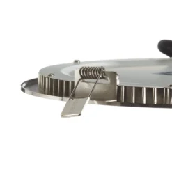 EGLO connect LED-Einbauleuchte Fueva-C, Ø 22,5 cm, nickel