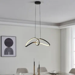 EGLO connect LED-Hängeleuchte Calarossa-Z, schwarz, Alu