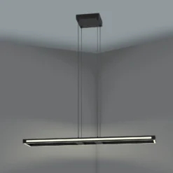 EGLO connect LED-Hängeleuchte Savilanas-Z, 116 cm, schwarz
