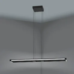 EGLO connect LED-Hängeleuchte Savilanas-Z, 116 cm, schwarz