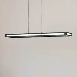 EGLO connect LED-Hängeleuchte Savilanas-Z, 77 cm, schwarz