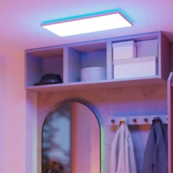 EGLO connect LED-Panel Rovito-Z weiß 57 x 30 cm Kunststoff