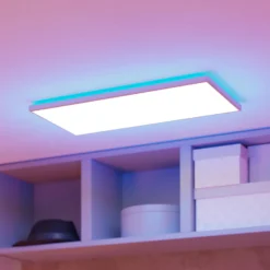 EGLO connect LED-Panel Rovito-Z weiß 57 x 30 cm Kunststoff