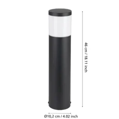 EGLO connect LED-Sockelleuchte Basalgo-Z, schwarz