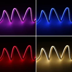 EGLO connect LED-Stripe Neon Stripe-Z, 3 M., RGB, CCT, weiß