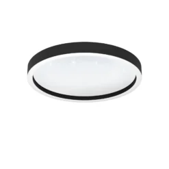 EGLO connect Montemorelos-Z, RGBW, schwarz, Ø42cm