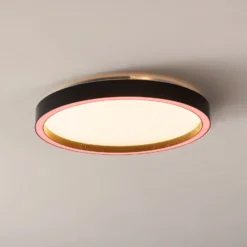 EGLO connect Montemorelos-Z, RGBW, schwarz, Ø42cm