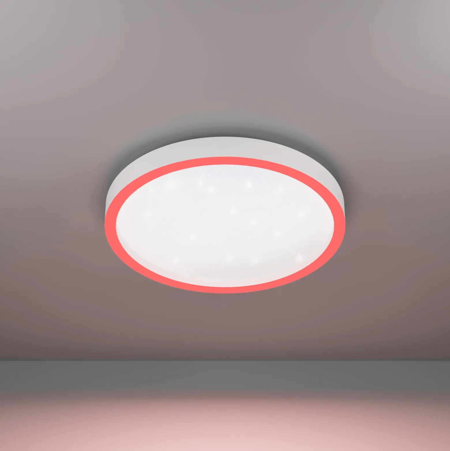 EGLO connect Montemorelos-Z, RGBW, weiß, Ø42cm