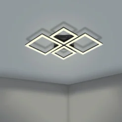 EGLO connect Paranday-Z LED-Deckenlampe 4-flg 63cm