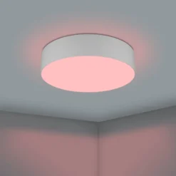 EGLO connect Romao-Z LED-Deckenlampe, Ø57cm, grau