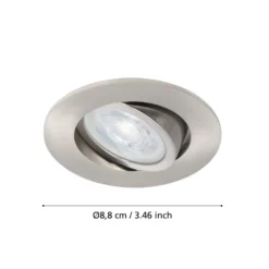 EGLO connect Saliceto-Z LED-Einbauleuchte, alu