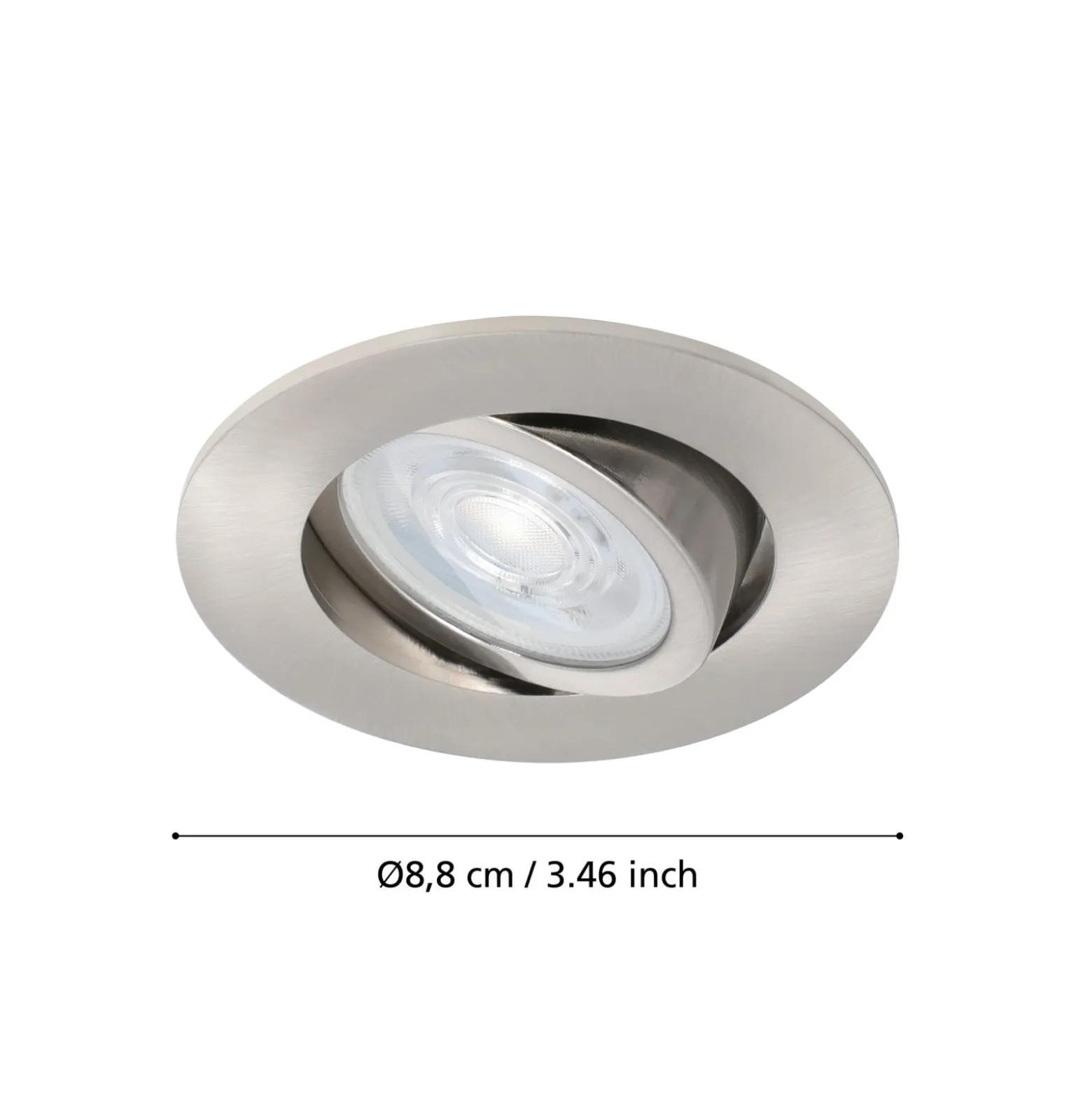 EGLO connect Saliceto-Z LED-Einbauleuchte, alu