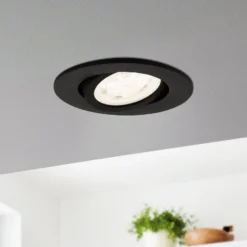 EGLO connect Saliceto-Z LED-Einbauleuchte, schwarz