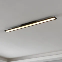 EGLO connect Salobrena-Z LED-Deckenlampe, 120x10cm, schwarz