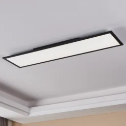 EGLO connect Salobrena-Z LED-Deckenlampe, 120x30cm, schwarz