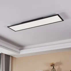 EGLO connect Salobrena-Z LED-Deckenlampe, 120x30cm, schwarz
