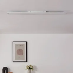 EGLO connect Salobrena-Z LED-Deckenlampe, 120x10cm, weiß