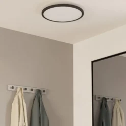EGLO connect Sarsina-Z Deckenlampe schwarz Ø45cm