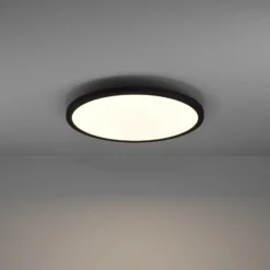 EGLO connect Sarsina-Z Deckenlampe schwarz Ø45cm