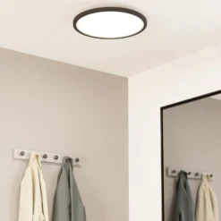 EGLO connect Sarsina-Z Deckenlampe schwarz Ø45cm