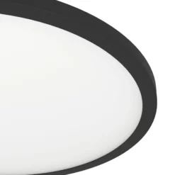 EGLO connect Sarsina-Z Deckenlampe schwarz Ø45cm