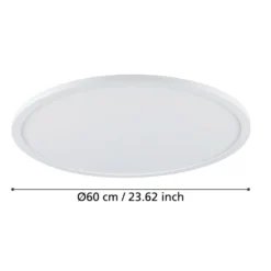 EGLO connect Sarsina-Z Deckenlampe weiß Ø60cm