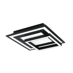 EGLO connect Savatarila-C LED-Deckenlampe schwarz