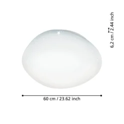 EGLO connect Sileras-Z LED-Deckenleuchte Ø60cm
