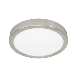 EGLO connect Smart-LED-Aufbauleuchte Fueva 6-Z, grau, Ø 21cm