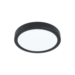 EGLO connect Smart-LED-Aufbauleuchte Fueva 6-Z,schwarz,Ø21cm
