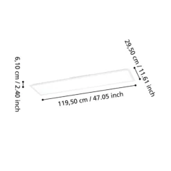 EGLO connect Smart-LED-Deckenlampe Moradillo-Z, weiß, 29cm