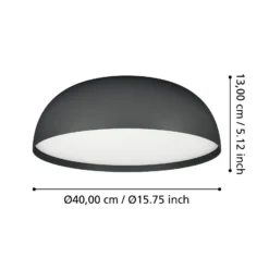 EGLO connect Smart-LED-Deckenleuchte Tollos-Z, Ø 40 cm