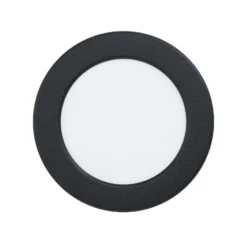 EGLO connect Smart-LED-Einbaulampe Fueva 6-Z, schwarz, Ø12cm