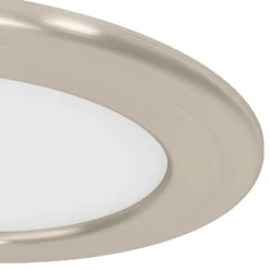EGLO connect Smart-LED-Einbauleuchte Fueva 6-Z, grau, Ø 12cm