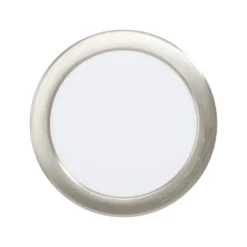 EGLO connect Smart-LED-Einbauleuchte Fueva 6-Z, grau, Ø 16cm