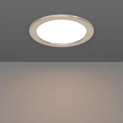 EGLO connect Smart-LED-Einbauleuchte Fueva 6-Z, grau, Ø 16cm