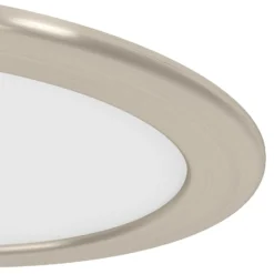 EGLO connect Smart-LED-Einbauleuchte Fueva 6-Z, grau, Ø 16cm