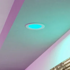 EGLO connect Smart-LED-Einbauleuchte Fueva 6-Z, weiß, Ø 12cm