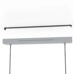 EGLO connect Smart-LED-Hängelampe Andreas-Z, grau, Stahl
