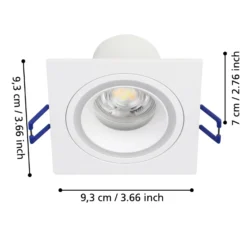 EGLO connect Smart-LED-Leuchte Carosso-Z, 9 x 9 cm, weiß