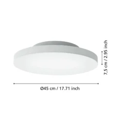 EGLO connect Turcona-Z LED-Deckenleuchte Ø 45 cm