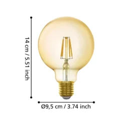 EGLO connect-z E27 G95 Globe 5,5W 500 Lumen 2200K