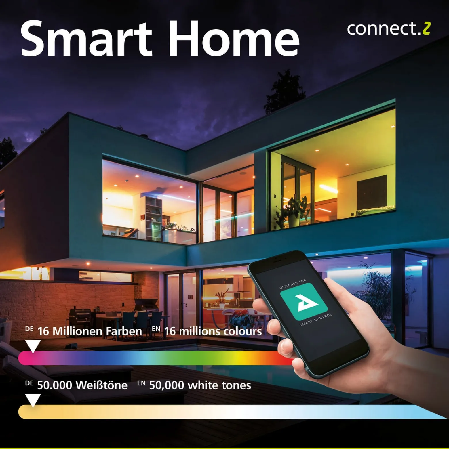 EGLO connect-z E27 G95 Globe 5,5W 500 Lumen 2200K