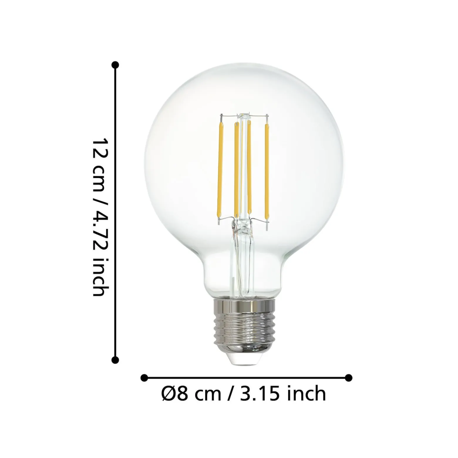 EGLO connect-z E27 G80 LED-Globe 6W 806lm 2700K