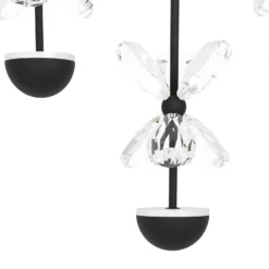 EGLO Stars Of Light LED-Deckenlampe Pianopoli schwarz Ø 78cm