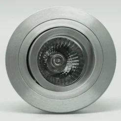 Einbauleuchte Básico, rund, aluminium