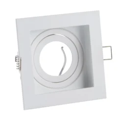 Einbauleuchte Grid One, weiß, 10 x 10 cm, Aluminium, GU10