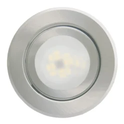 Einbauleuchte Joanie mit LED, alu gebürstet